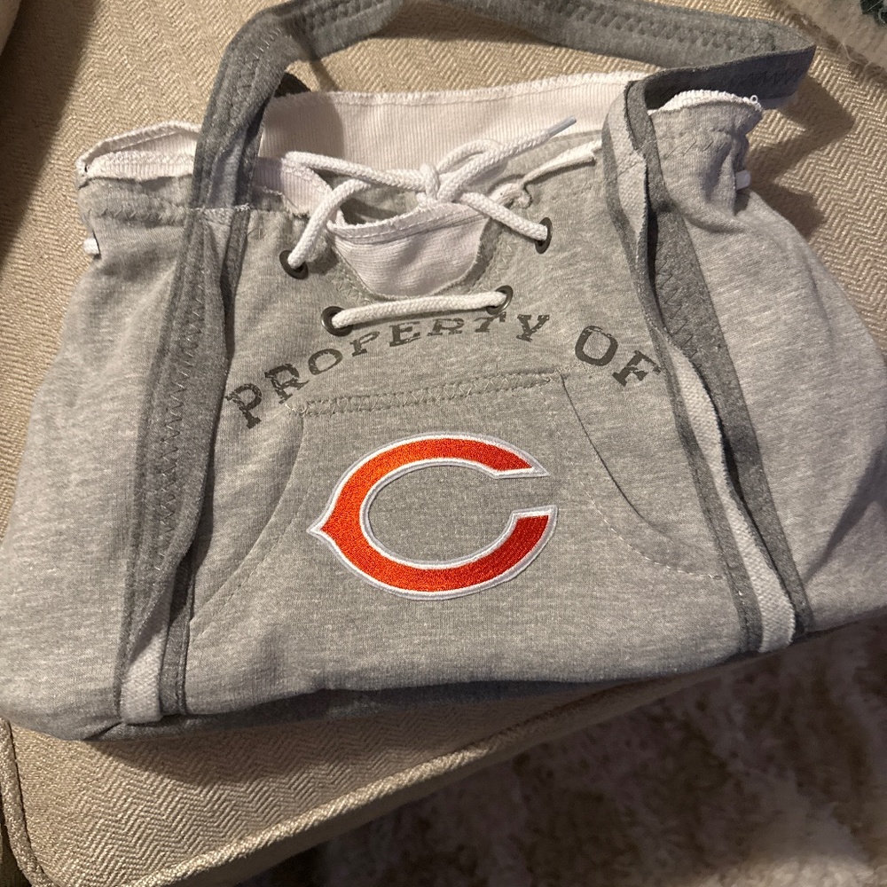Chicago Bear sweatshirt purse
